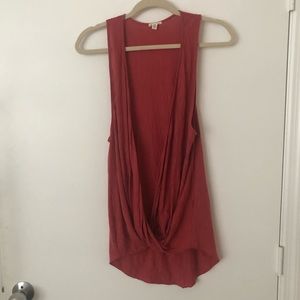 Urban outfitters coral dusty rose tank top
